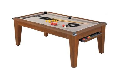 billard transformable en table châtaignier